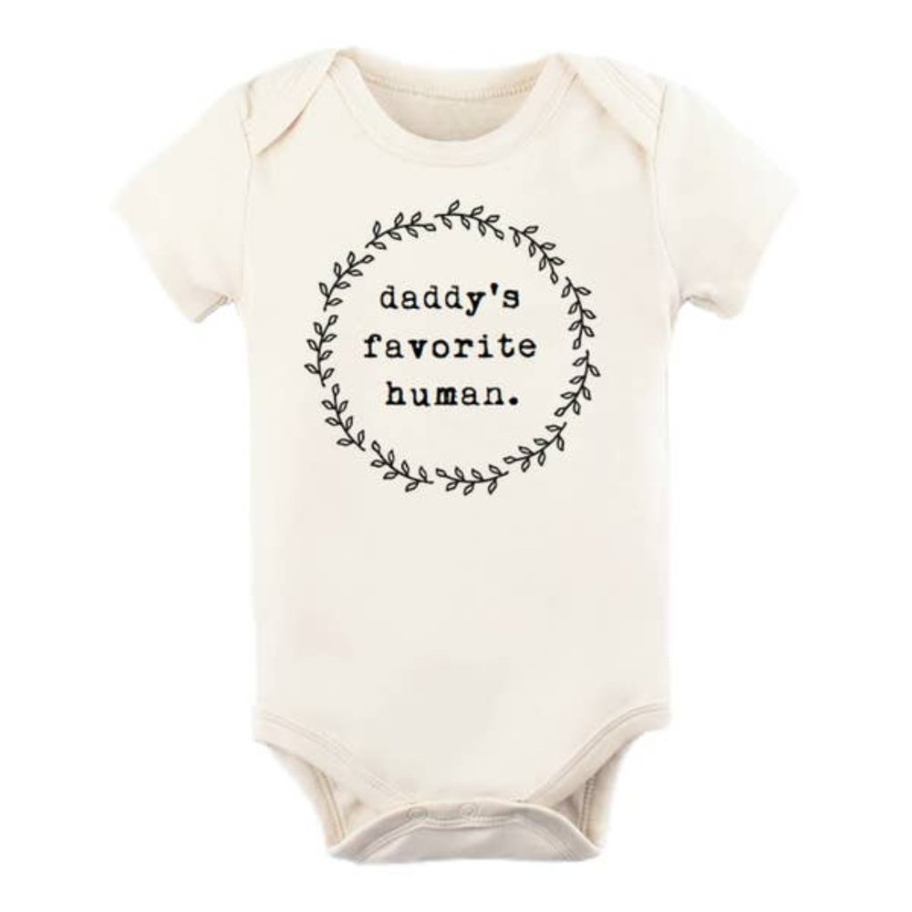 Daddys Favorite Human Short Sleeve Bodysuit